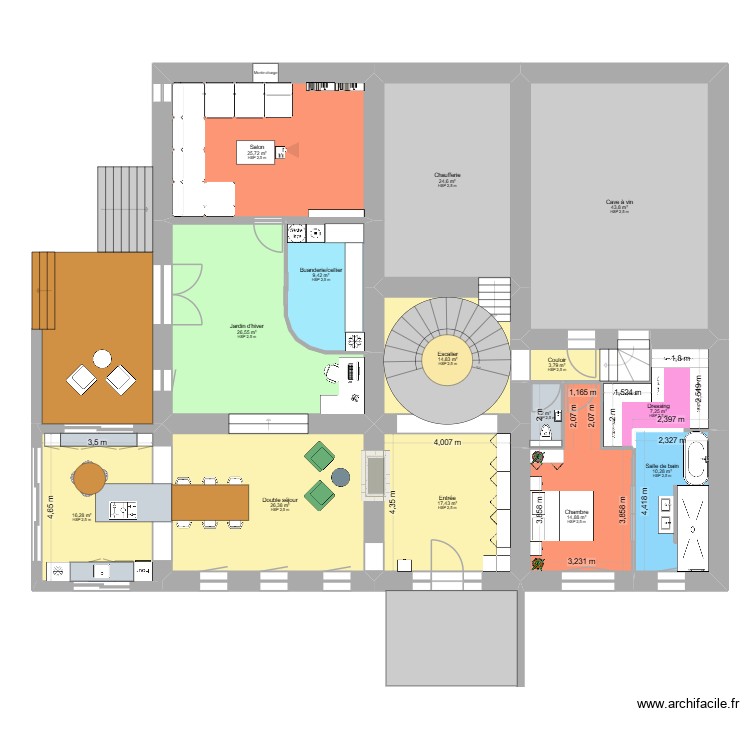 Saint-Martin-sur-La-Chambre - changement sdb parents. Plan de 0 pièce et 0 m2 Saint-Martin-sur-La-Chambre - changement sdb parents. Plan de 0 pièce et 0 m2