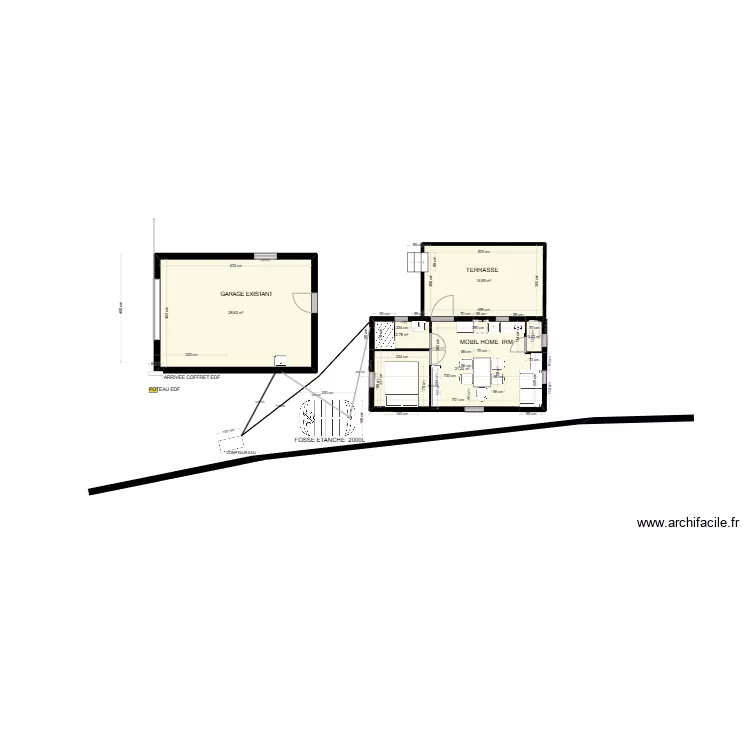 IRM AVEC GARAGE . Plan de IRM AVEC GARAGE . Plan de