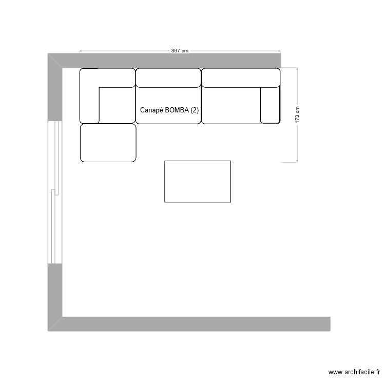 Maisonneuve. Plan de 0 pièce et 0 m2