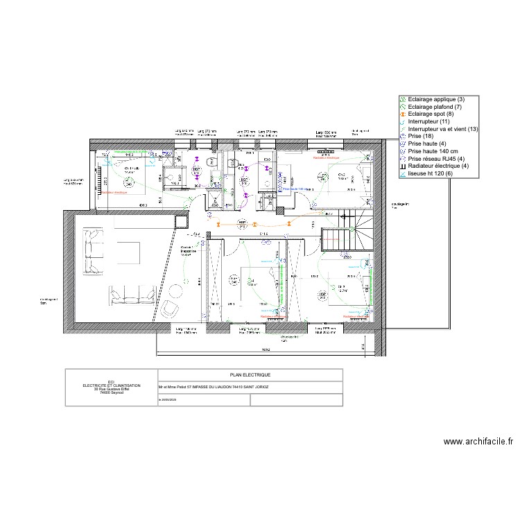 PETIOT ETAGE. Plan de 0 pièce et 0 m2