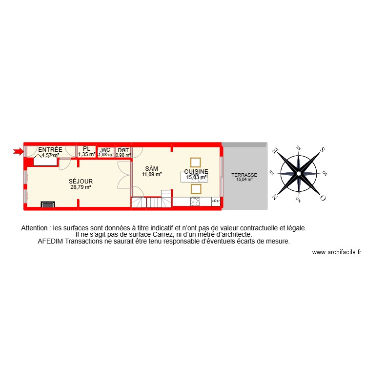 25788-. Plan de 41 pièces et 201 m2