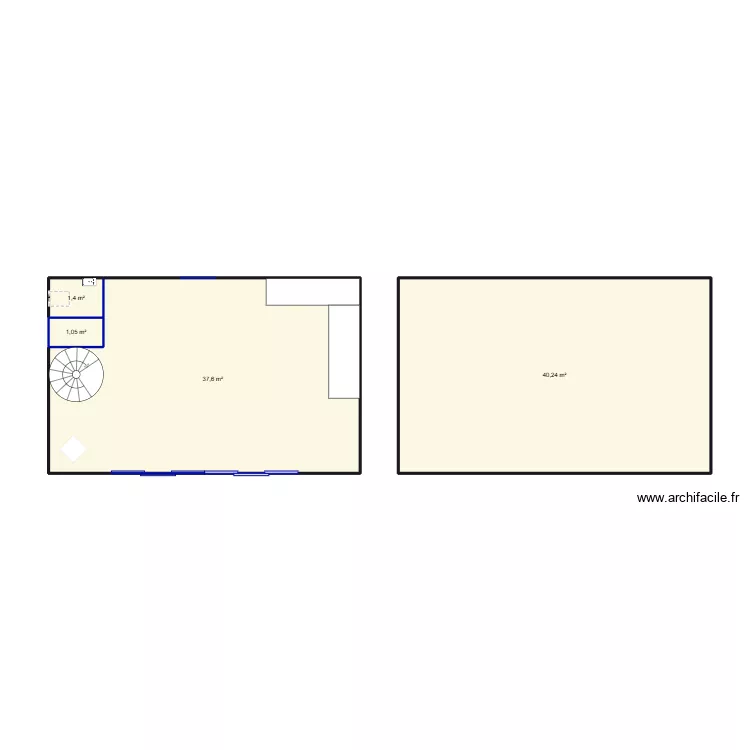 maison a&ccedil;ores. Plan de 