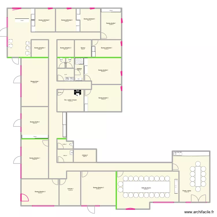 bureau sjl janvier V2. Plan de 