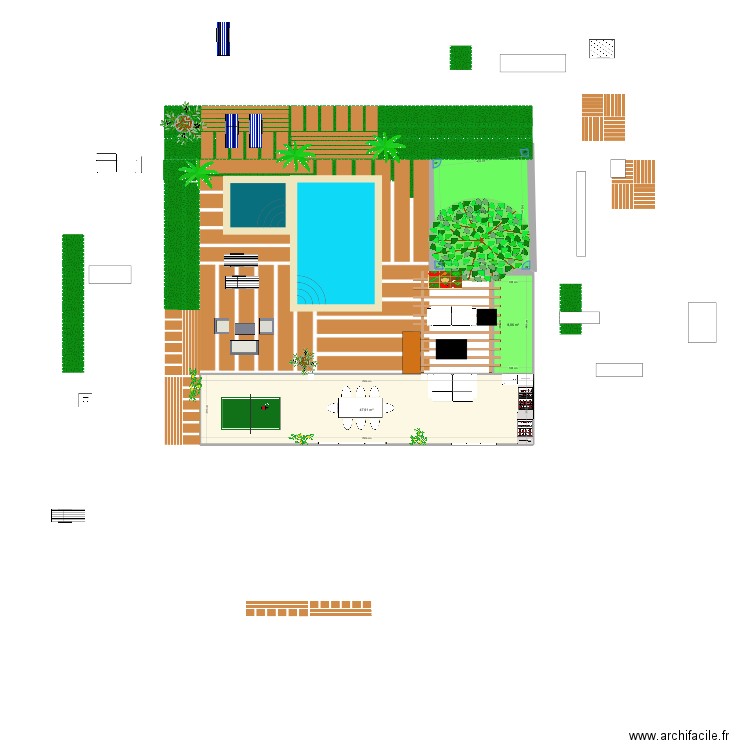 Extérieur mont Vernon 3 vol 14. Plan de 3 pièces et 78 m2