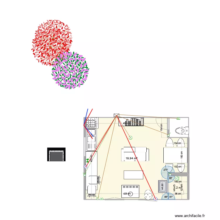 CABANISTANY. Plan de 