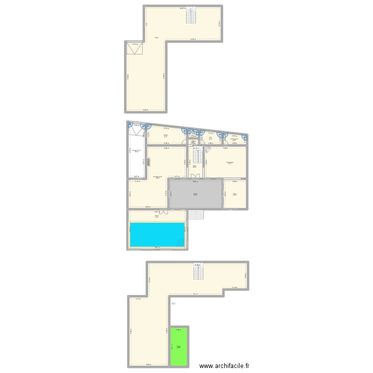 Maison Rouen. Plan de 15 pièces et 649 m2