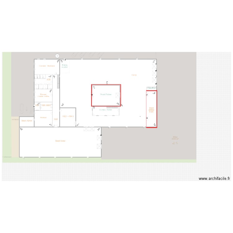 TFE - Alarme Conception Rez. Plan de 0 pièce et 0 m2