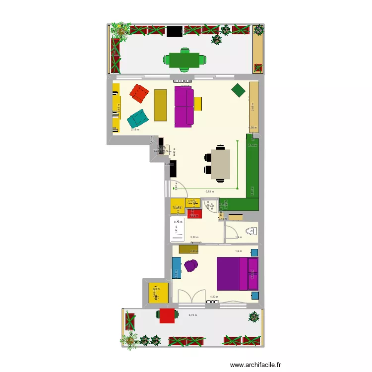 12 VIOLET MEUBLES OPTION 13 01 2025. Plan de 