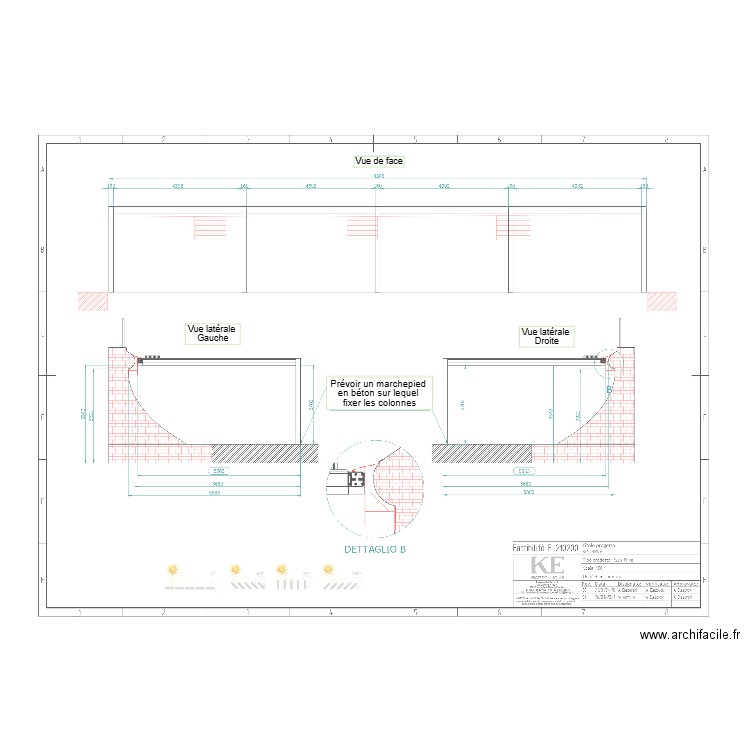 Pergola Plage. Plan de 0 pièce et 0 m2