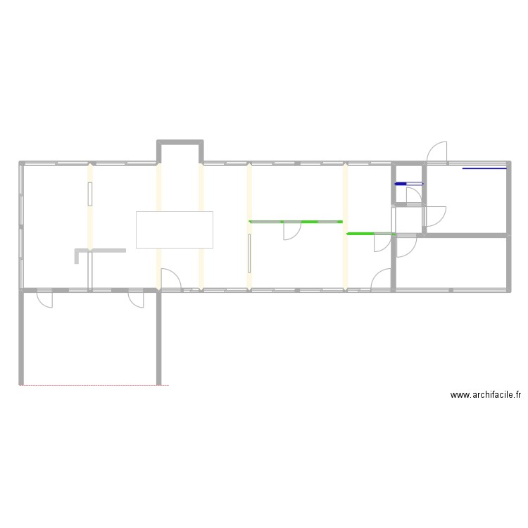 LP TRV. Plan de 10 pièces et 144 m2