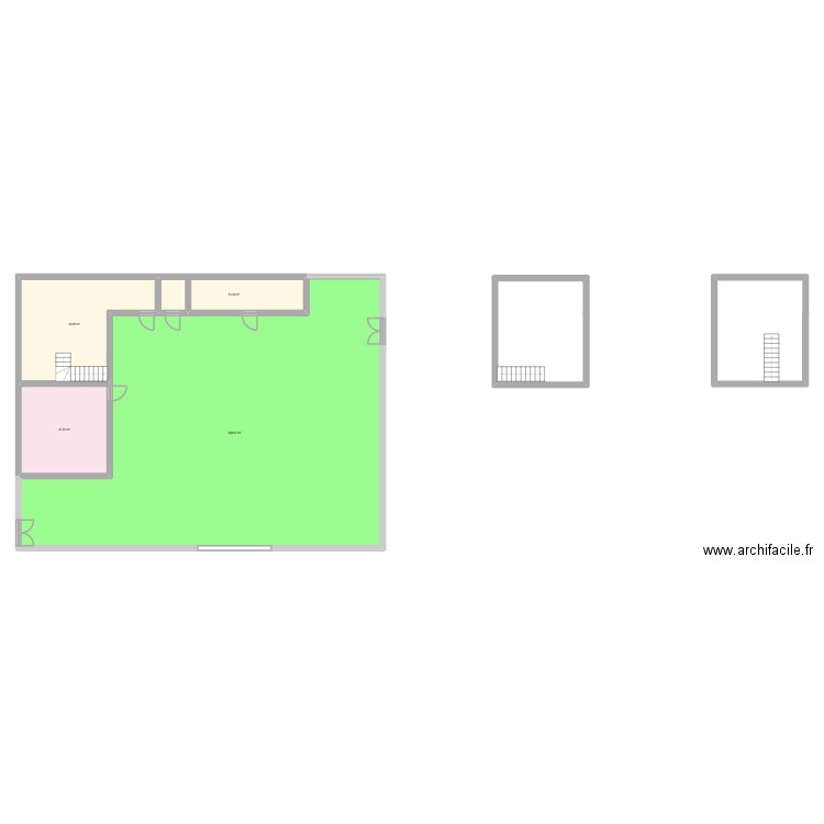 plan ecole primaire dounoux. Plan de 4 pièces et 275 m2