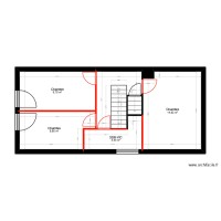 P2.1 PLAN ETAGE 2 CLOISONS SUPPRIMEES - PROJET SONNEVILLE
