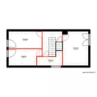P2.1 PLAN ETAGE 2 CLOISONS SUPPRIMEES - PROJET SONNEVILLE