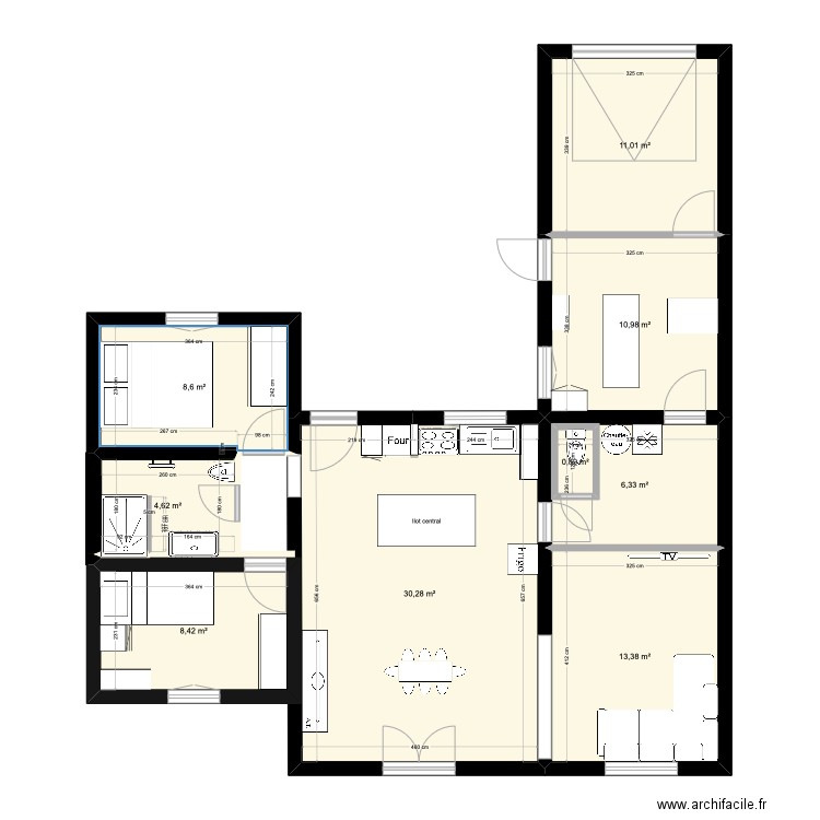 plan maison. Plan de 0 pièce et 0 m2