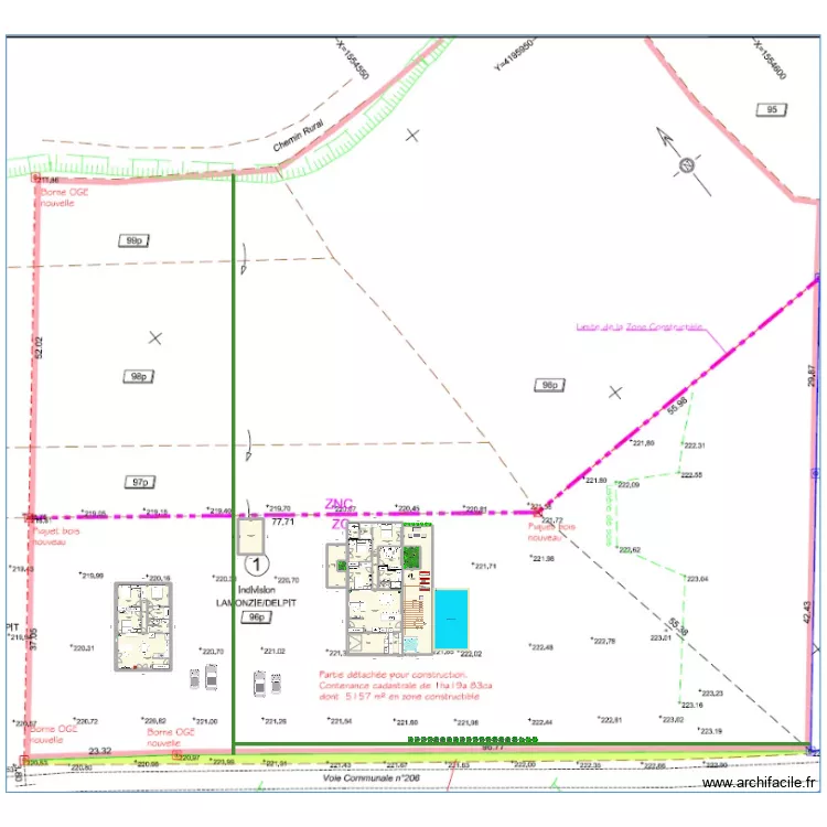 Plan Initiale 100m² + maison 136m² sur terrain. Plan de 0 pièce et 0 m2 Plan Initiale 100m² + maison 136m² sur terrain. Plan de 0 pièce et 0 m2