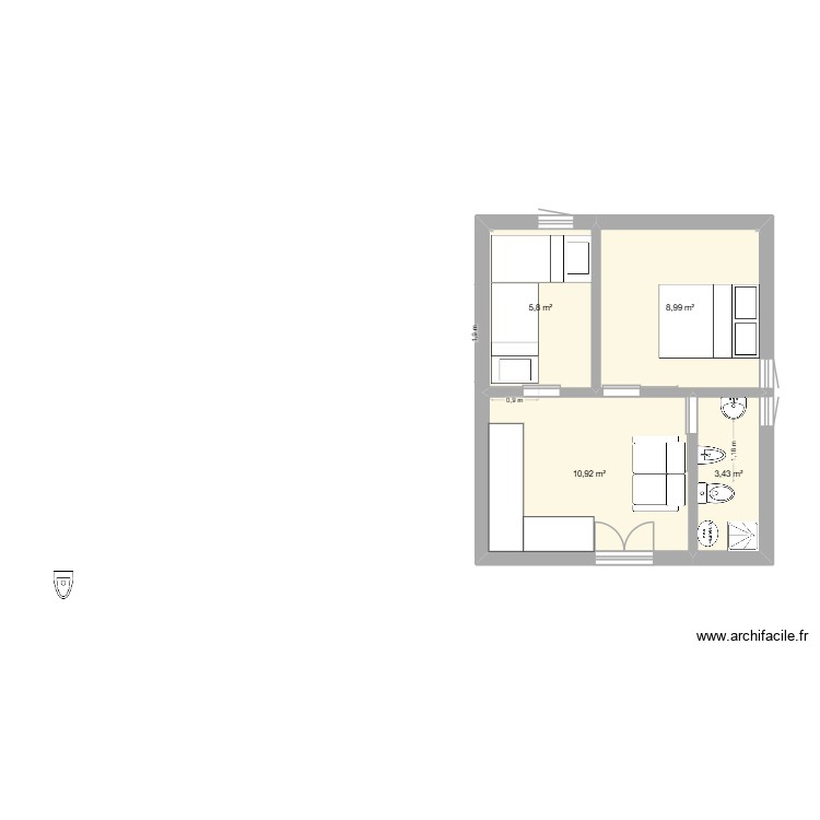 maison. Plan de 0 pièce et 0 m2