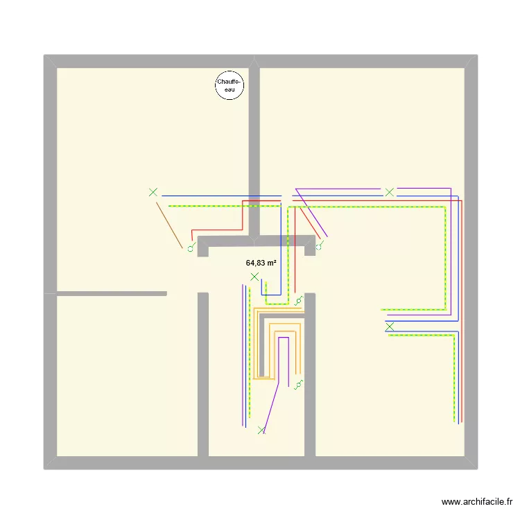 1ER. Plan de 1 et 65 m² 1ER. Plan de 1 et 65 m²