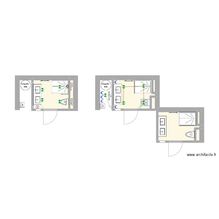 projet saint martin . Plan de 8 pièces et 11 m2