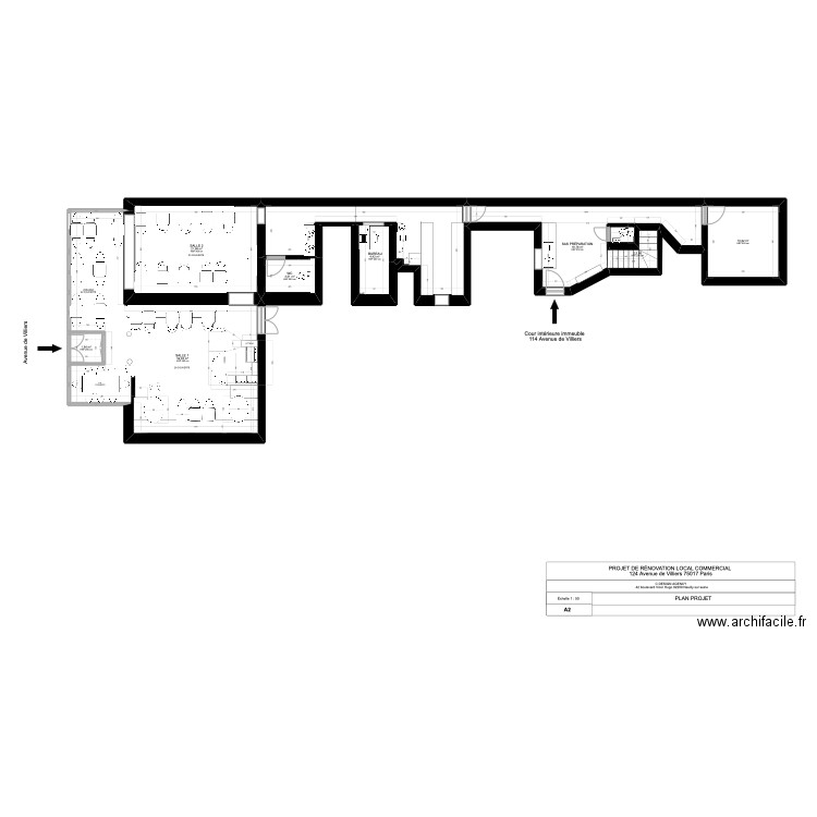 maison Gabriel PROJET 5. Plan de 9 pièces et 135 m2