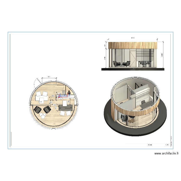 TINY HOUSE HYDRAULIQUE. Plan de 0 pièce et 0 m2