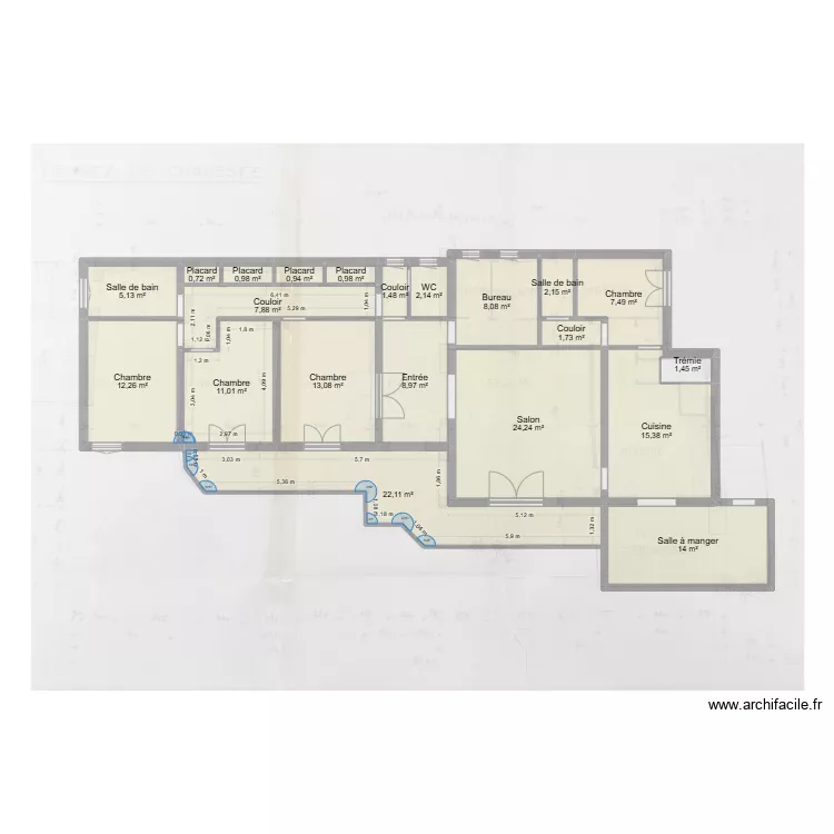 Pupier Escartefigue. Plan de 