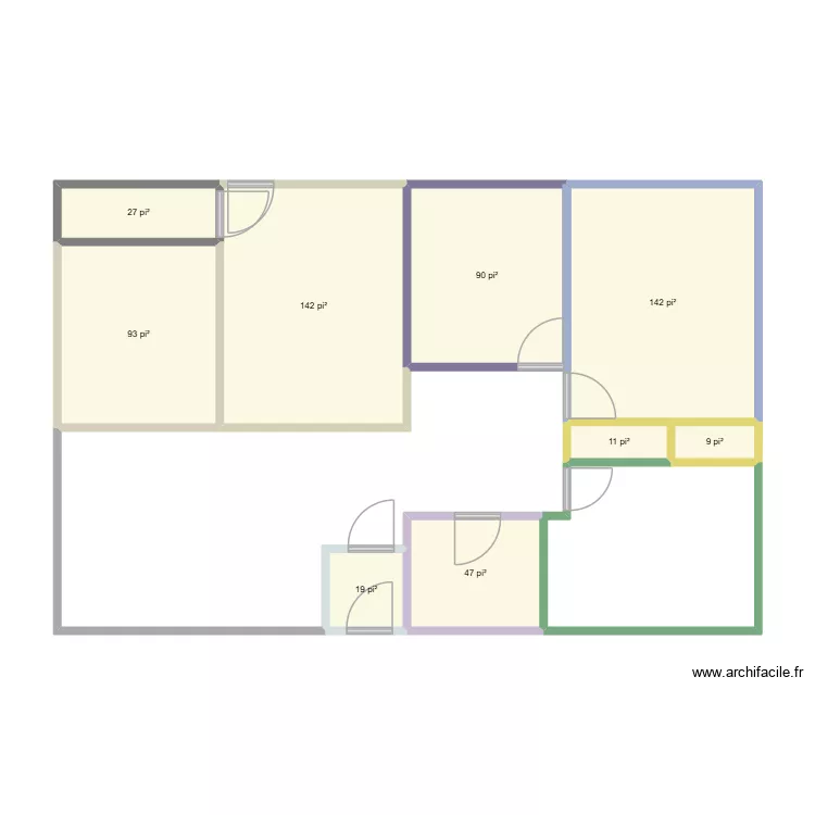 jet 3. Plan de 9 et 54 m² jet 3. Plan de 9 et 54 m²