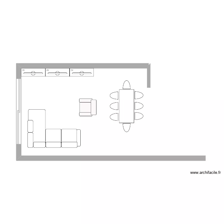 salon. Plan de salon. Plan de
