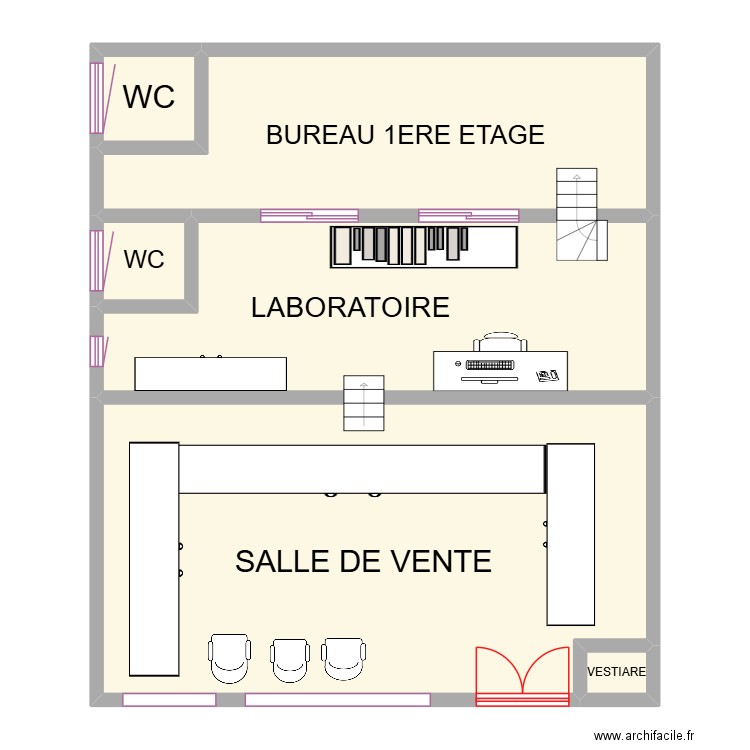 PHAR. Plan de 6 pièces et 131 m2