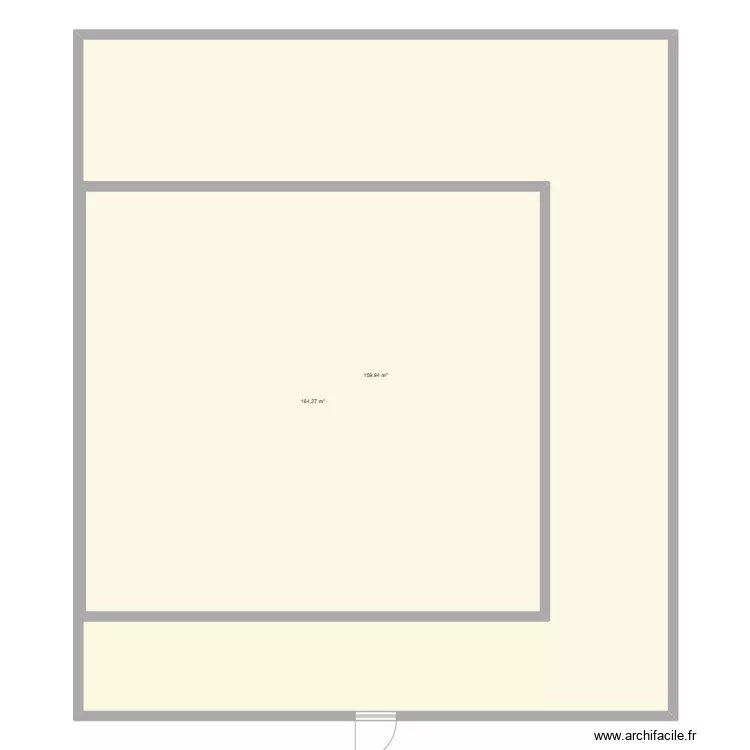 Maison 340. Plan de 
