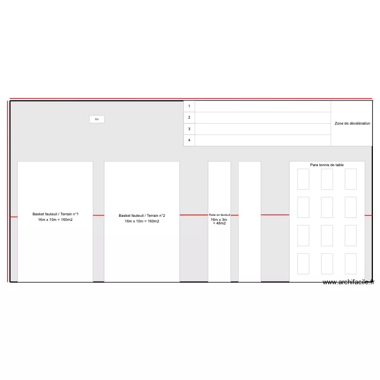 Plan implantation FSEF. Plan de 1 et 1152 m² Plan implantation FSEF. Plan de 1 et 1152 m²