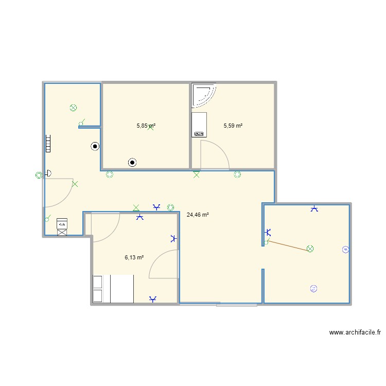 robin dela mourche. Plan de 0 pièce et 0 m2