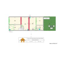 plan du rez de chaussé avec cotations