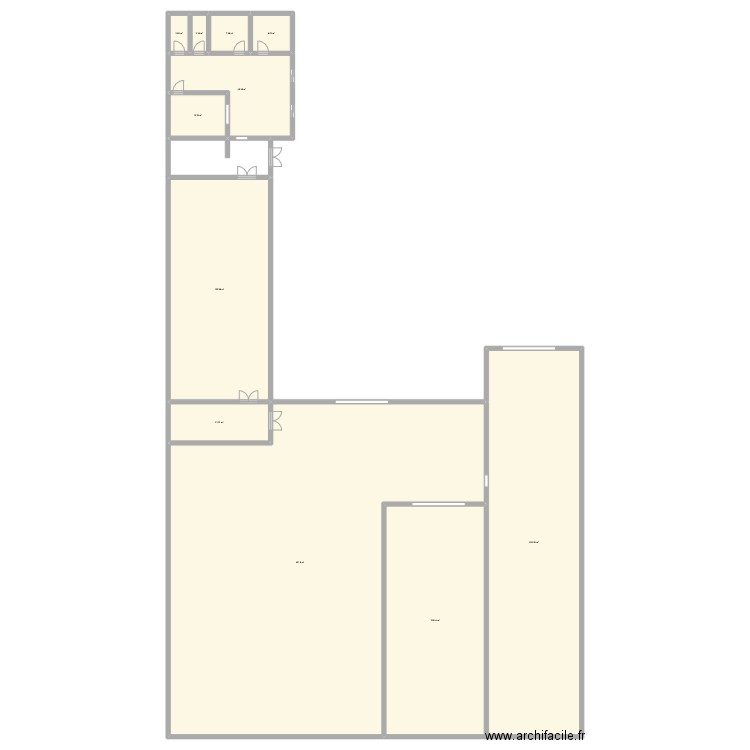 Plan Libération. Plan de 11 pièces et 982 m2