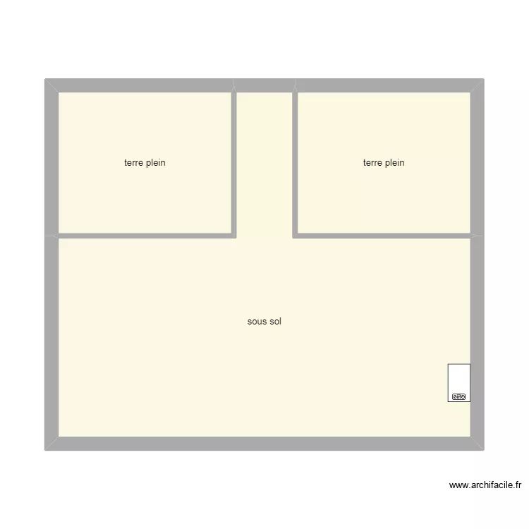 sous sol baffet concarneau. Plan de 3 pièces et 52 m² sous sol baffet concarneau. Plan de 3 pièces et 52 m²