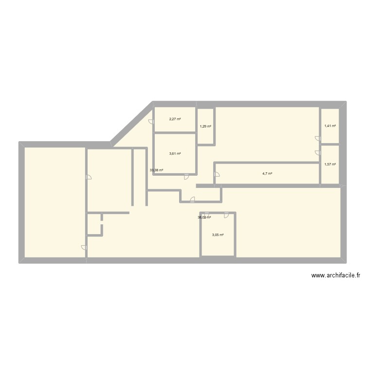 SARL LA FABRIQUE rez de chaussée . Plan de 0 pièce et 0 m2