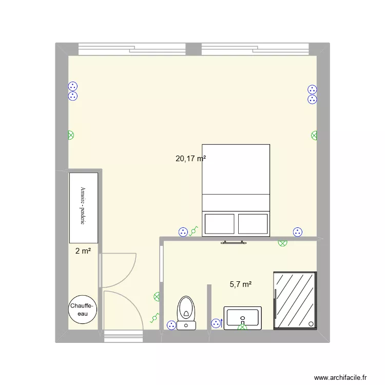 studio la valentine. Plan de studio la valentine. Plan de