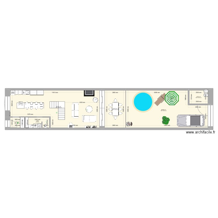 PROJET DEFINITIF 2CH ET CELLIER CINQUO. Plan de 12 pièces et 195 m2