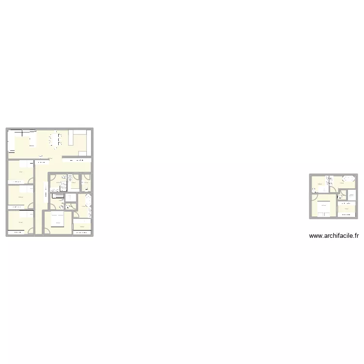 Vessiy beach de r&ecirc;ve. Plan de 18  et 189 m²