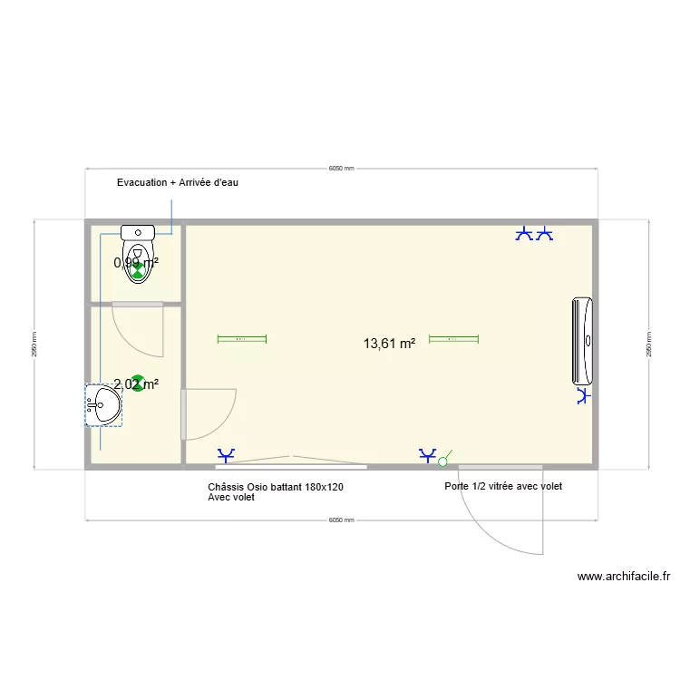 Plan pour Fosinvest. Plan de 