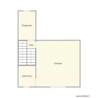 plan 1er &eacute;tage Danniel