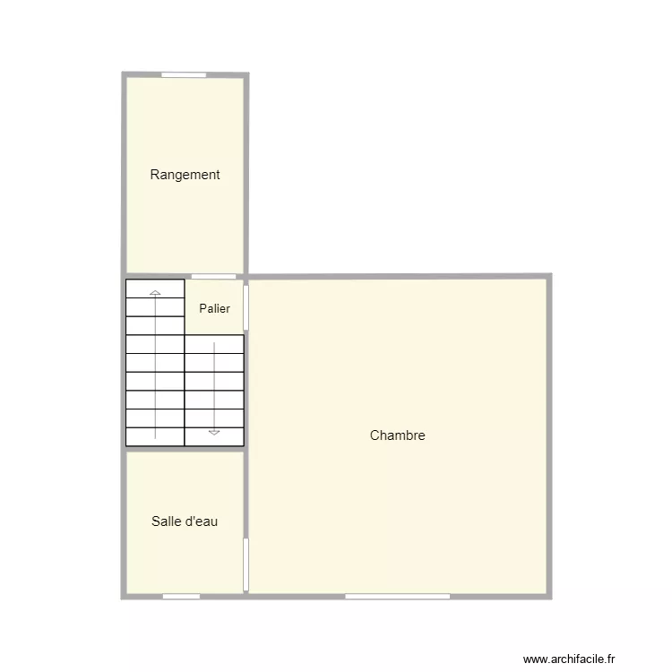 plan 1er &eacute;tage Danniel. Plan de 