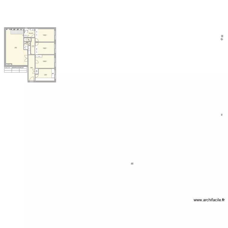 GUILLOT MONTROUGE PROJET. Plan de 