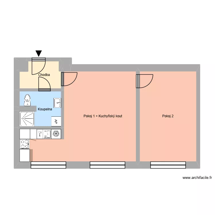 Kolm&aacute; 643, byt 10. Plan de 11  et 177 m²