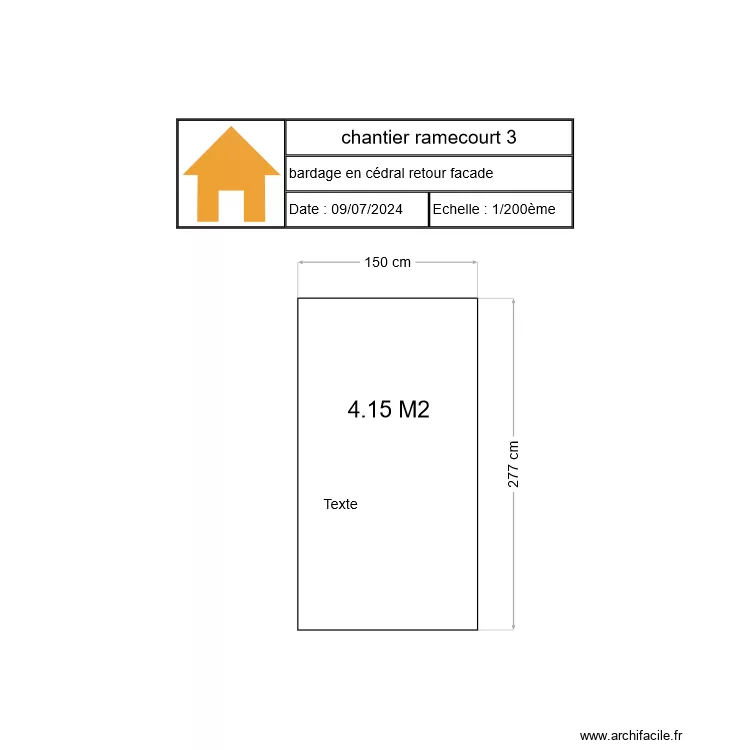 chantier ramecourt 3. Plan de 