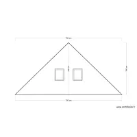 Fa&ccedil;ade ouest 2 fen&ecirc;tres