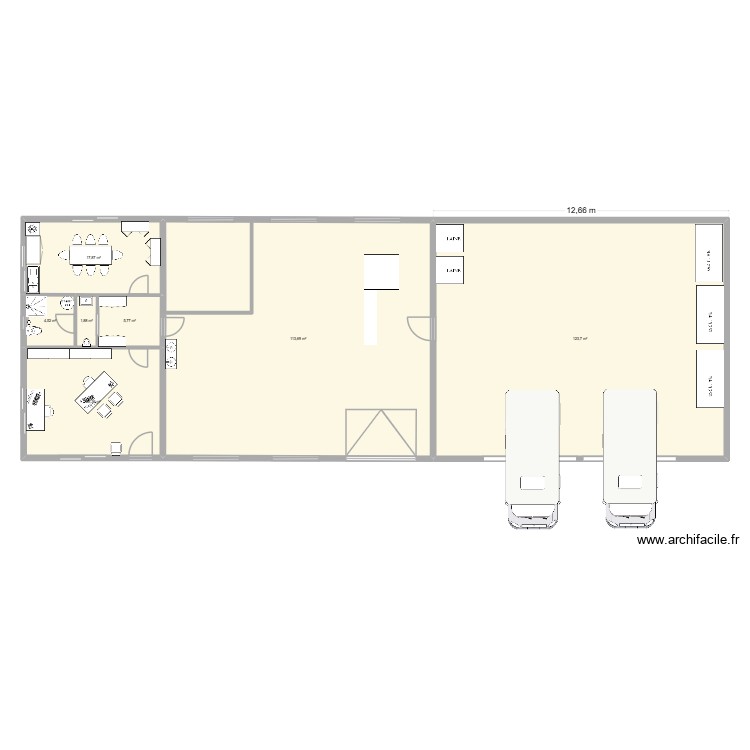 atelier. Plan de 0 pièce et 0 m2