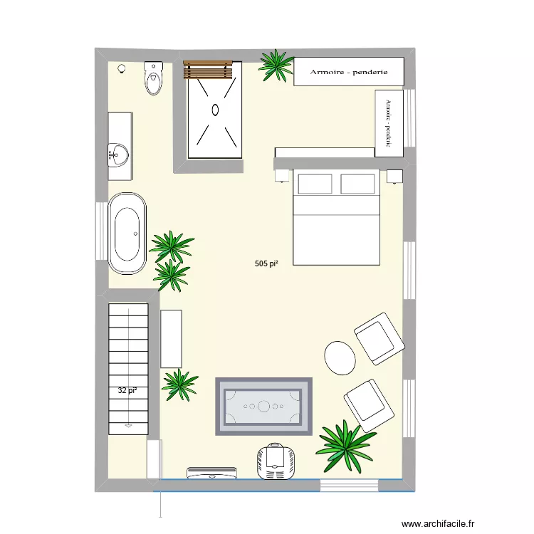 2e &eacute;tageX30. Plan de 