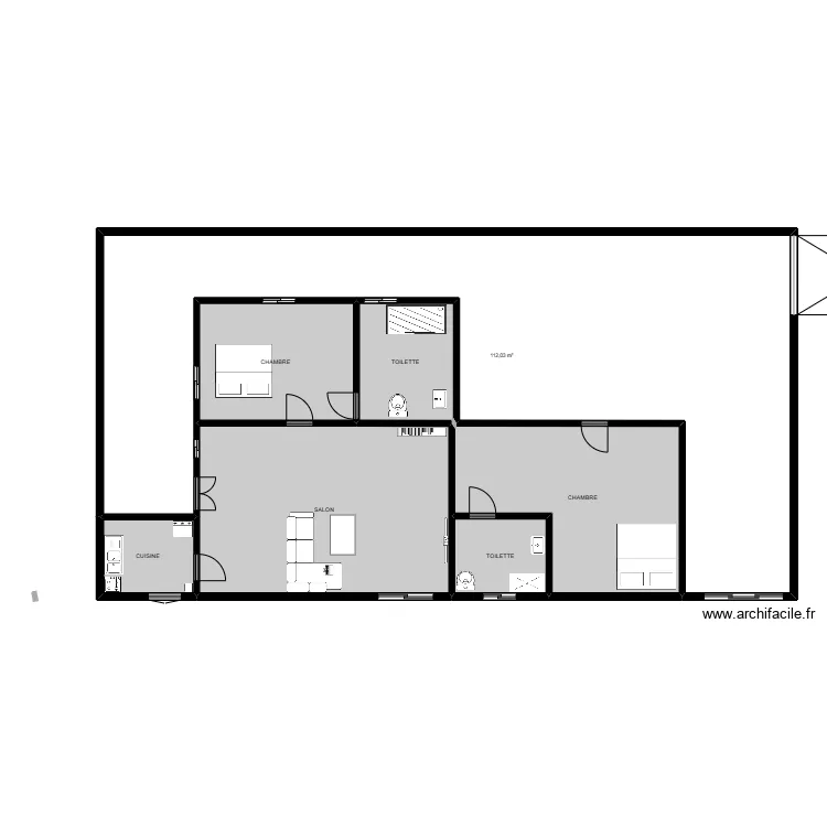 maison02. Plan de 