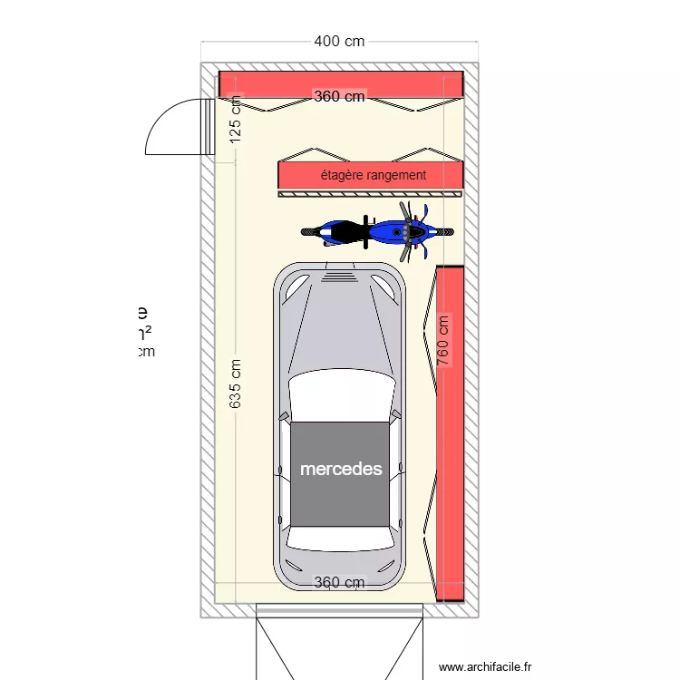 garage dumont. Plan de 
