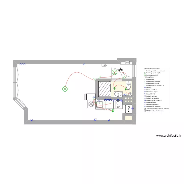 Nathalie ELECTR. Plan de 7 Pièces et 3 m²